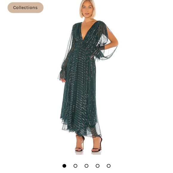 AMUR Metallic Stripe Long Sleeve Dress sz 4 NWT - Picture 4 of 17